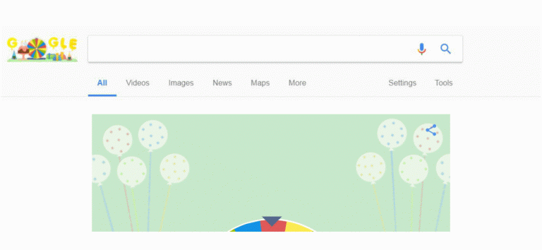 O que é o Google Birthday Surprise Spinner?